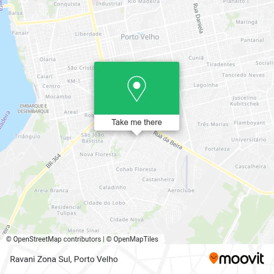 Ravani Zona Sul map