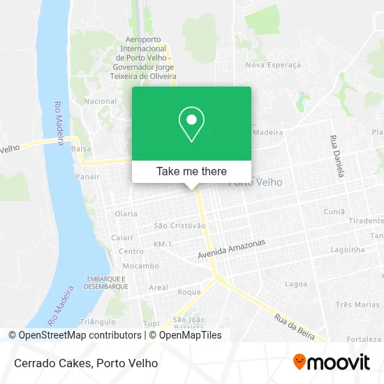 Cerrado Cakes map