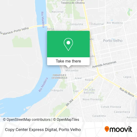 Copy Center Express Digital map
