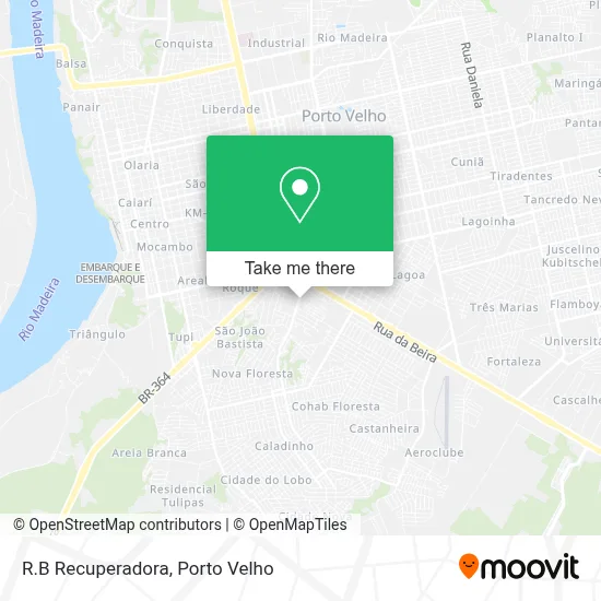 R.B Recuperadora map