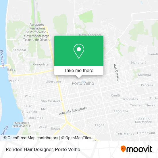 Rondon Hair Designer map