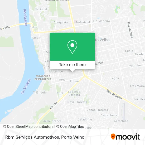 Rbm Serviços Automotivos map