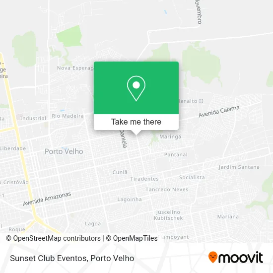 Sunset Club Eventos map