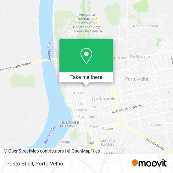 Posto Shell map