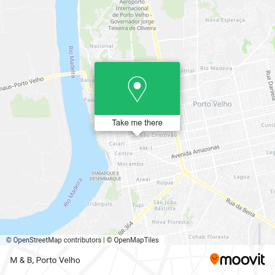 M & B map