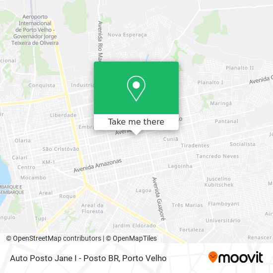 Auto Posto Jane I - Posto BR map