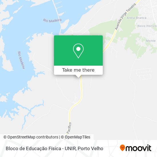 Bloco de Educação Física - UNIR map