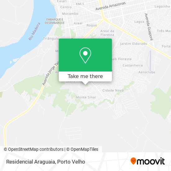 Mapa Residencial Araguaia