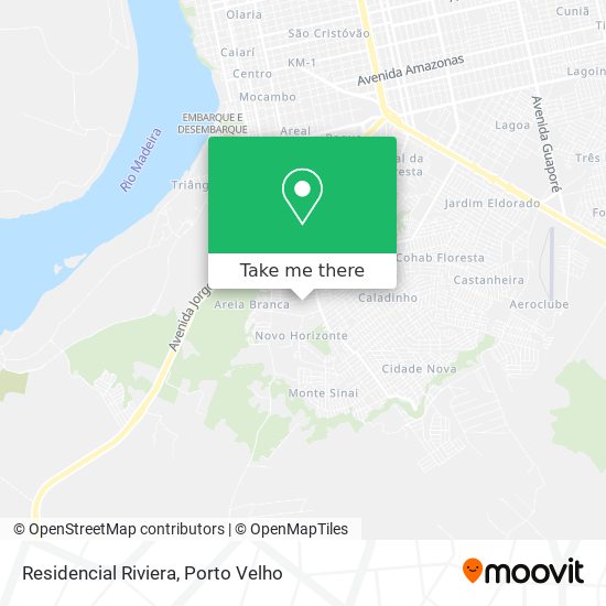 Residencial Riviera map