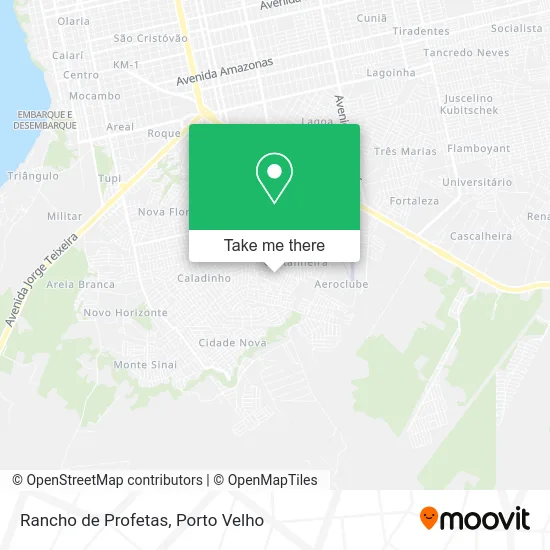 Rancho de Profetas map