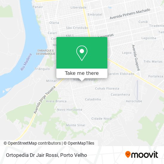 Ortopedia Dr Jair Rossi map