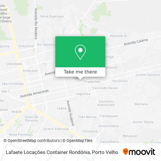 Lafaete Locações Container Rondônia map