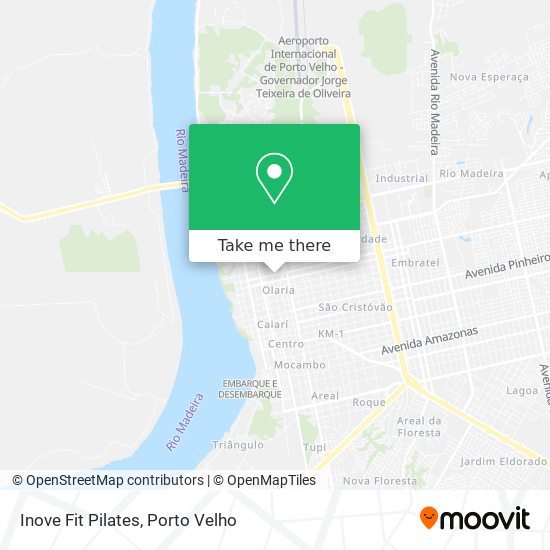 Inove Fit Pilates map
