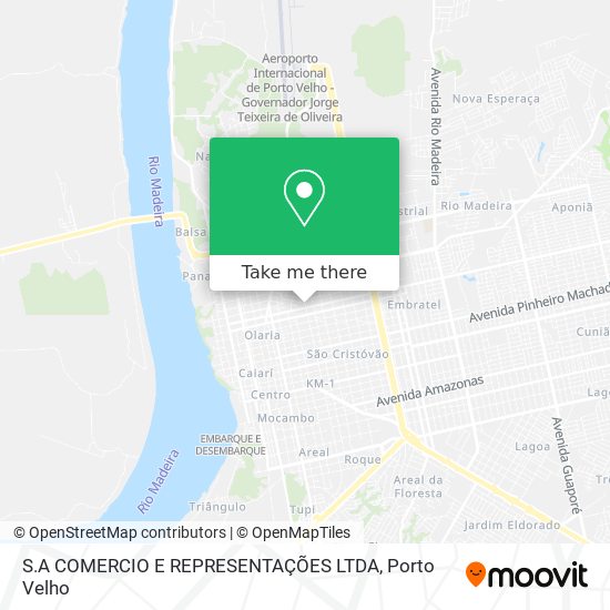 S.A COMERCIO E REPRESENTAÇÕES LTDA map