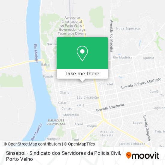 Sinsepol - Sindicato dos Servidores da Policia Civil map