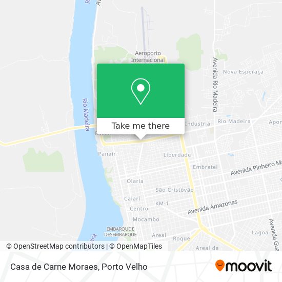 Casa de Carne Moraes map