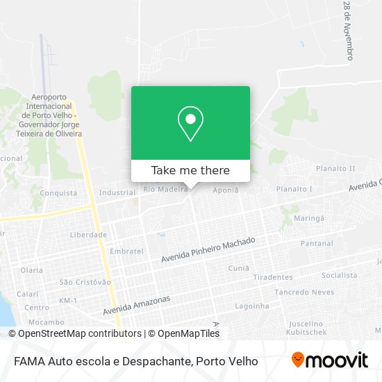 FAMA Auto escola e Despachante map