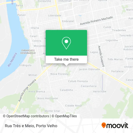 Rua Três e Meio map