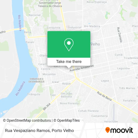 Rua Vespaziano Ramos map