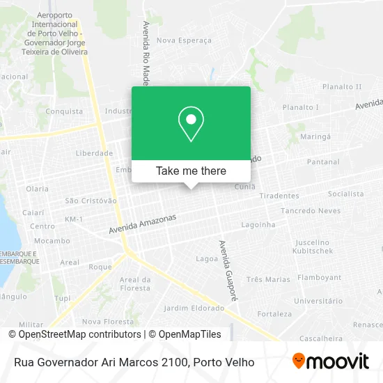 Rua Governador Ari Marcos 2100 map
