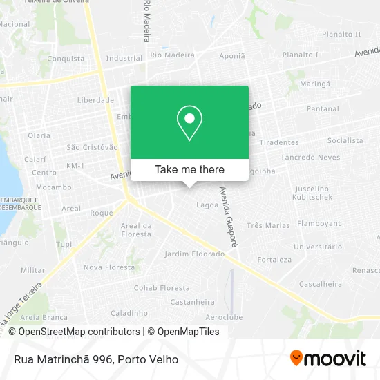 Rua Matrinchã 996 map