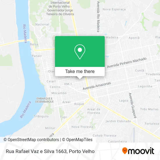 Rua Rafael Vaz e Silva 1663 map