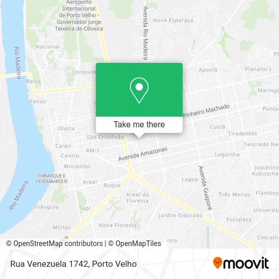 Rua Venezuela 1742 map