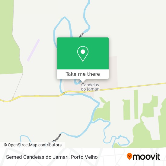 Semed Candeias do Jamari map