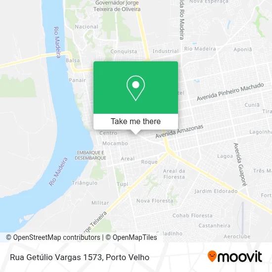 Rua Getúlio Vargas 1573 map