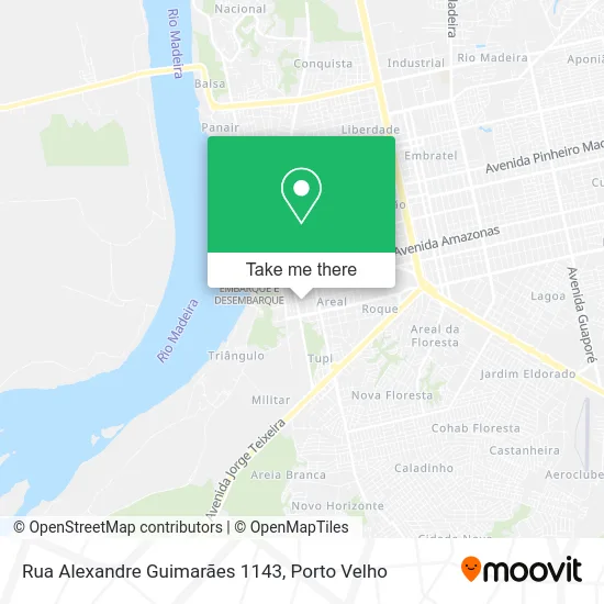 Rua Alexandre Guimarães 1143 map