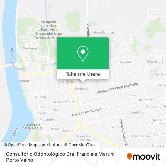 Consultório Odontológico Dra. Franciele Martini map