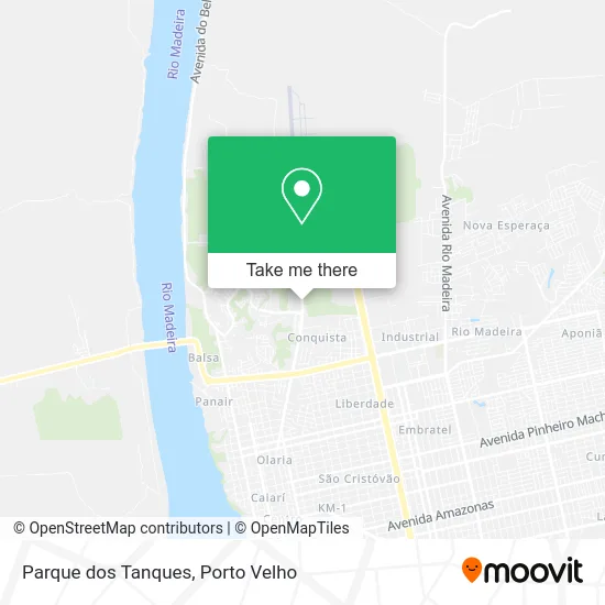 Parque dos Tanques map