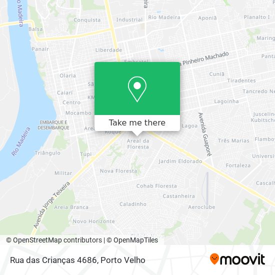 Rua das Crianças 4686 map