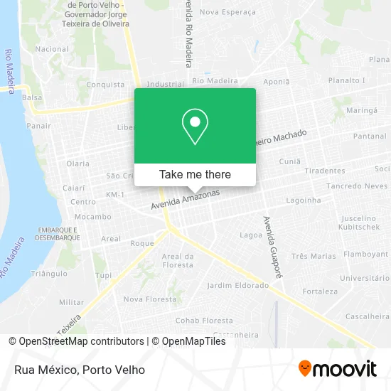 Rua México map