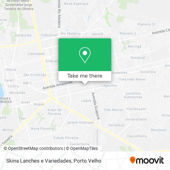 Skina Lanches e Variedades map
