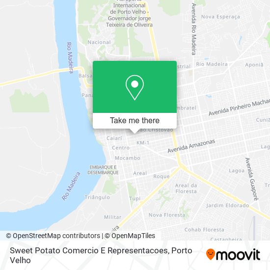Sweet Potato Comercio E Representacoes map