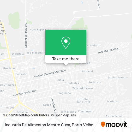 Industria De Alimentos Mestre Cuca map