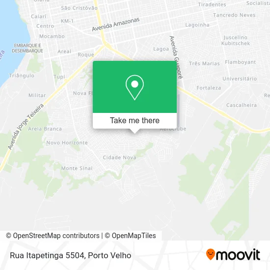 Rua Itapetinga 5504 map