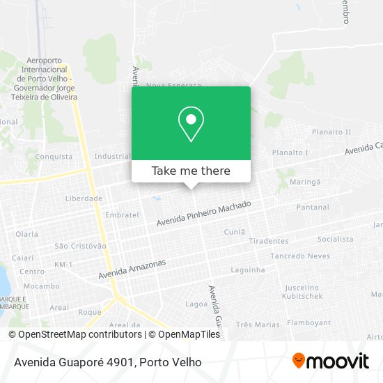 Avenida Guaporé 4901 map