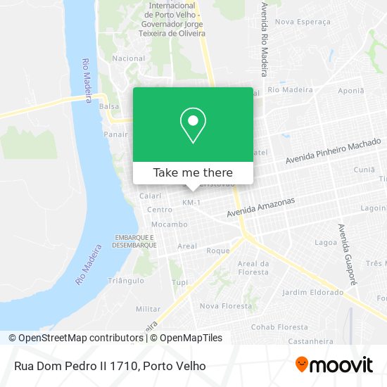 Rua Dom Pedro II 1710 map