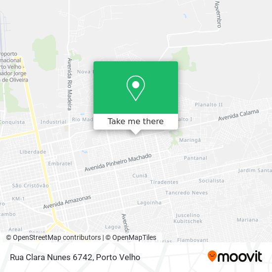 Mapa Rua Clara Nunes 6742