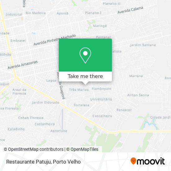 Restaurante Patuju map