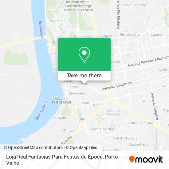 Loja Real Fantasias Para Festas de Época map