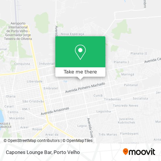 Mapa Capones Lounge Bar
