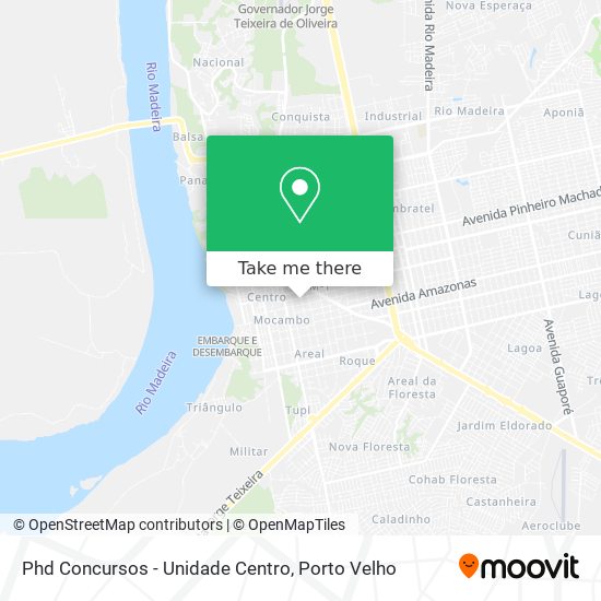Phd Concursos - Unidade Centro map
