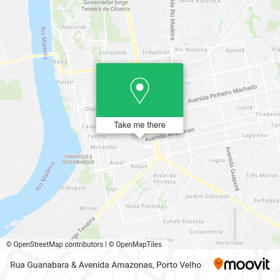 Rua Guanabara & Avenida Amazonas map