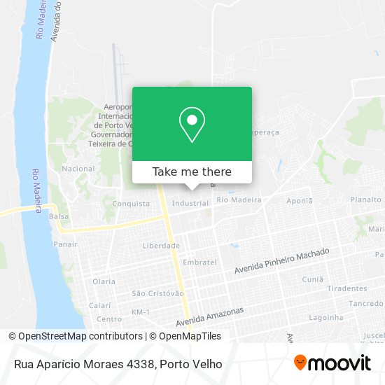 Rua Aparício Moraes 4338 map