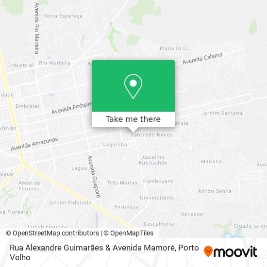 Rua Alexandre Guimarães & Avenida Mamoré map