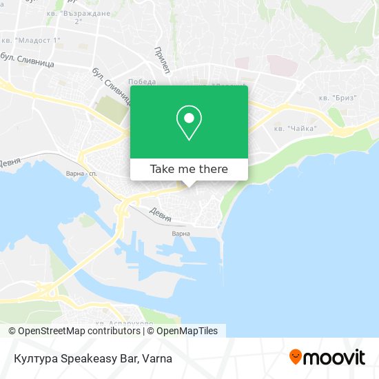 Култура Speakeasy Bar map