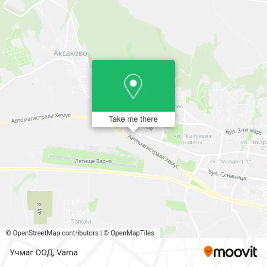 Учмаг ООД map